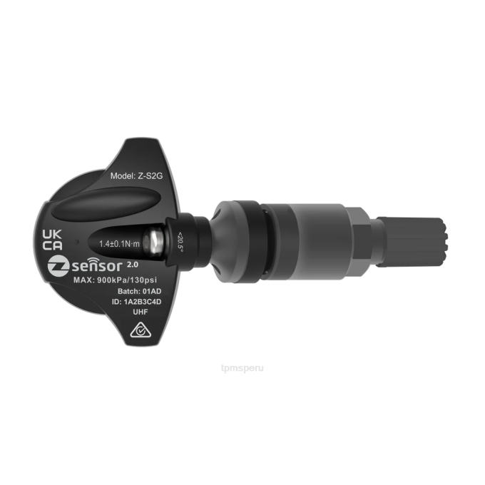 TPMS Automotriz - P4Z61016 Sensor tpms de repuesto volvo oe - oe p/n lr018861 frecuencia 433mhz vástago de válvula de metal - gris oscuro